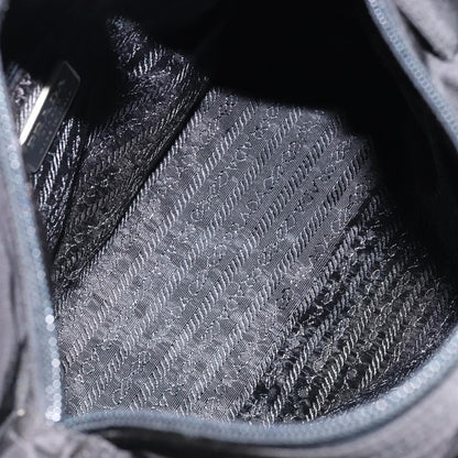 Prada Vintage Zip Tote Tessuto, BLACK, NYLON, Tote bag