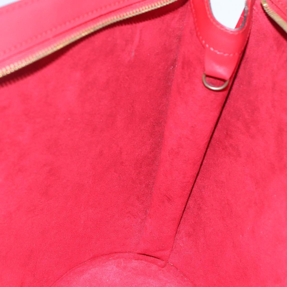 Louis Vuitton Saint Jacques Handbag Epi Leather, RED, LEATHER, Shoulder bag