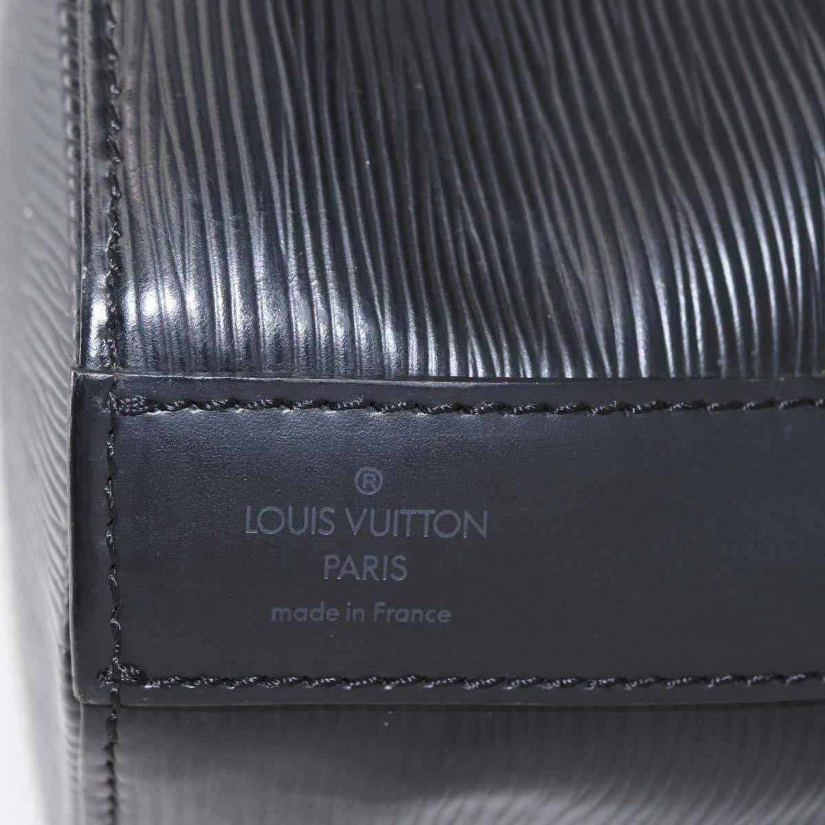 Louis Vuitton Vintage Sac d'Epaule Handbag Epi Leather, BLACK, LEATHER, Shoulder bag