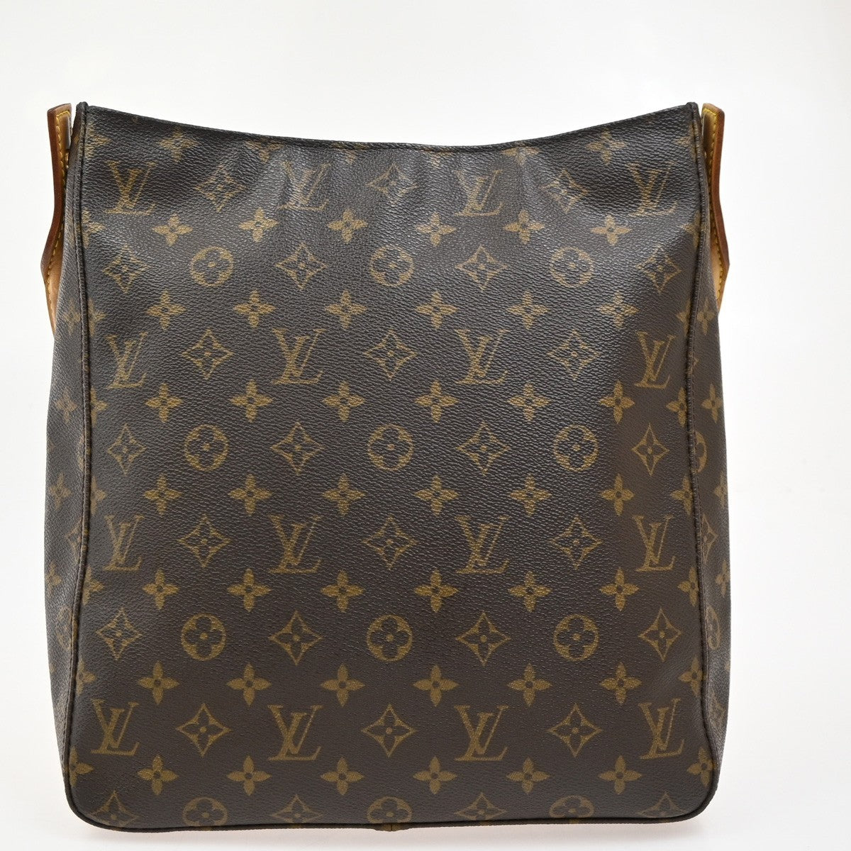Louis Vuitton Looping Handbag Monogram Canvas, BROWN, CANVAS, Handbag