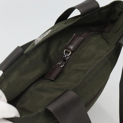 Prada Vintage Convertible Zip Tote Tessuto, KHAKI, NYLON, Tote bag