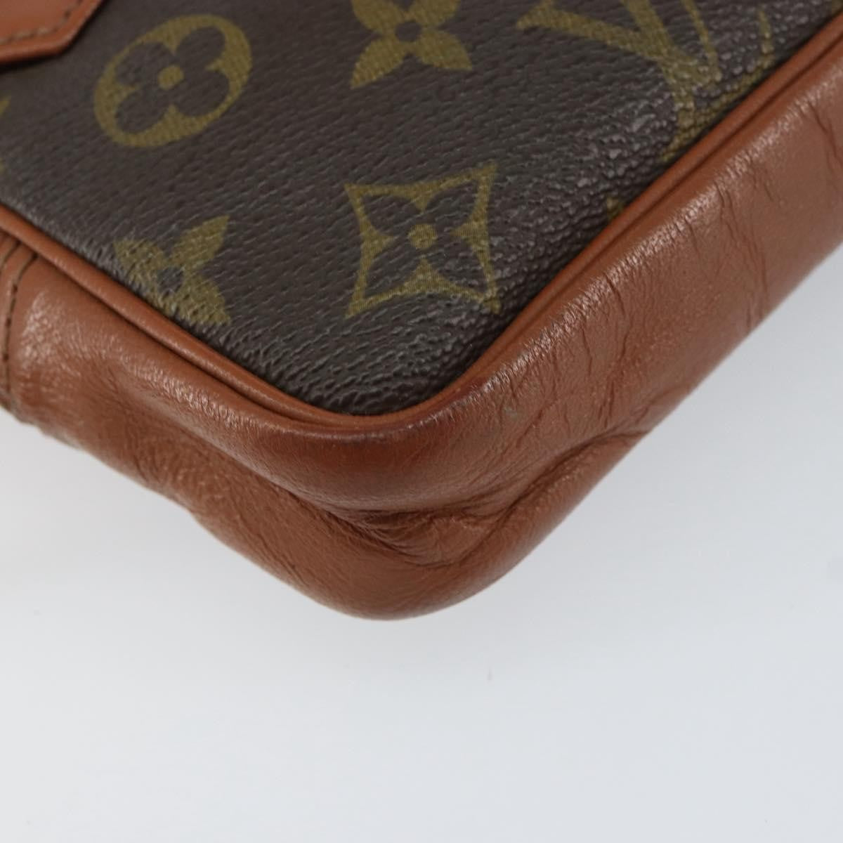 Louis Vuitton Pochette Sports Monogram Canvas, BROWN, CANVAS, Clutche & pouche