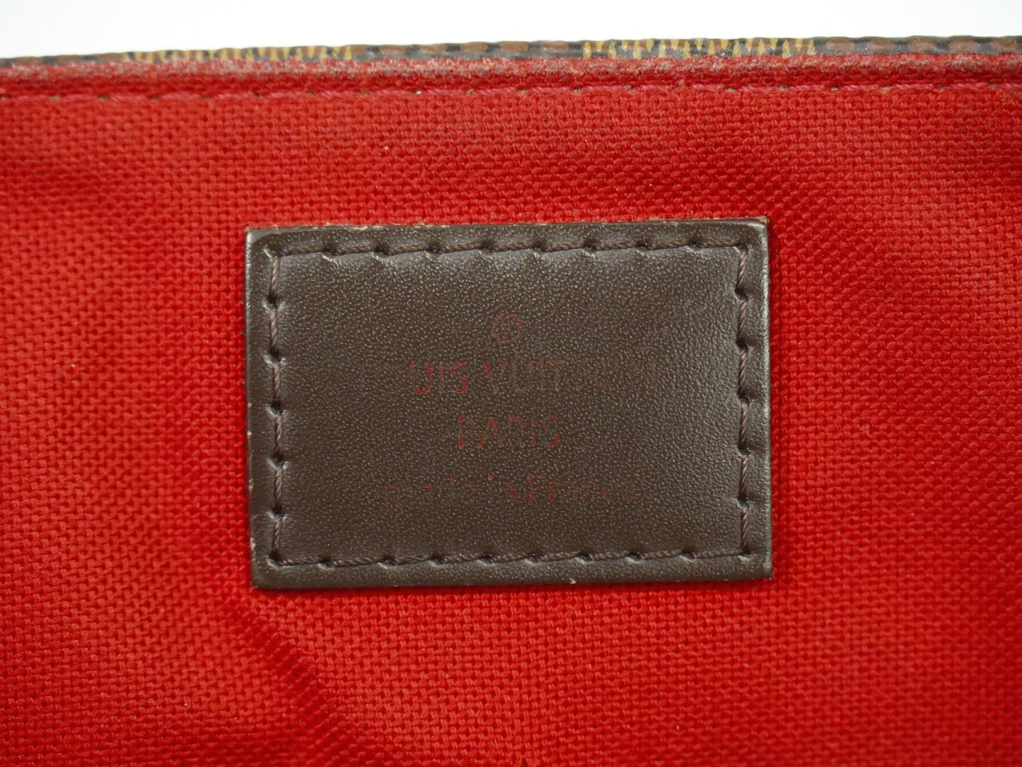 Louis Vuitton Besace Rosebery Handbag Damier, BROWN, CANVAS, Shoulder bag