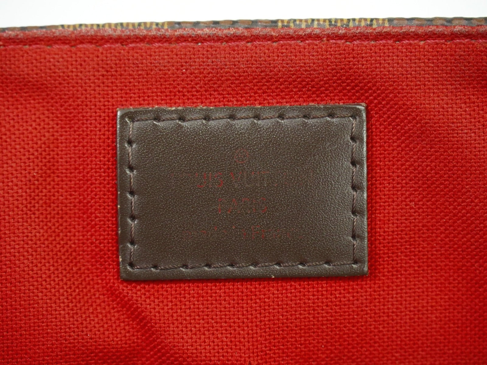 Louis Vuitton Besace Rosebery Handbag Damier, BROWN, CANVAS, Shoulder bag