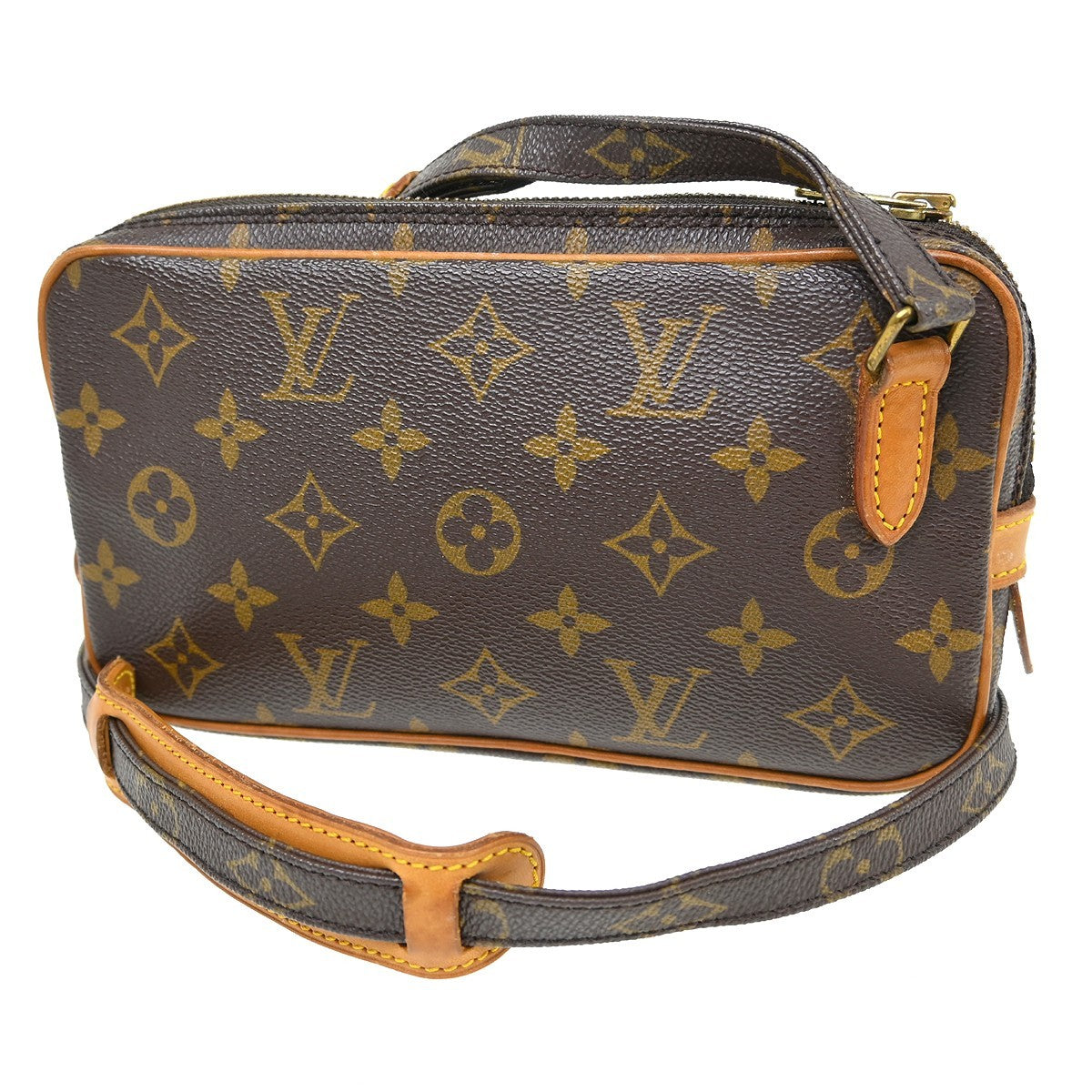 Louis Vuitton Pochette Marly Bandouliere Bag Monogram Canvas, Brown, Canvas, Shoulder Bag