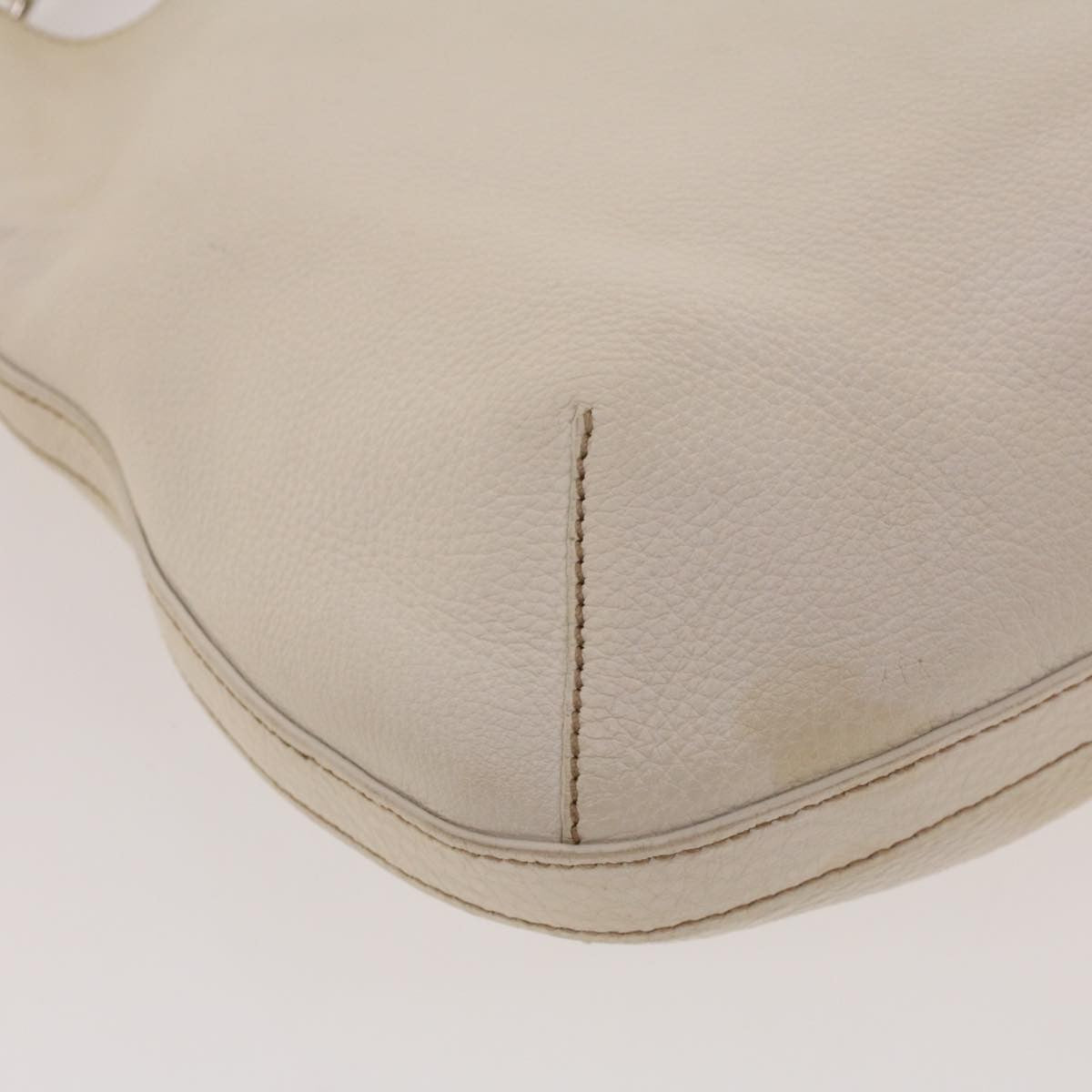 Prada Vintage Shoulder Bag Leather, White, Leather, Shoulder Bag