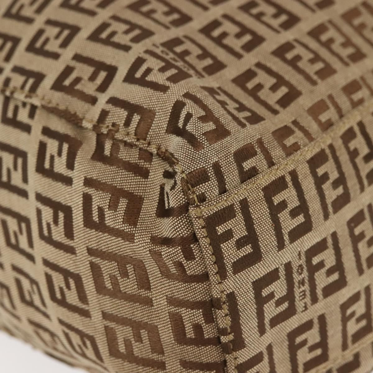 Fendi Vintage Tote Zucca Canvas, BEIGE, CANVAS, Tote bag