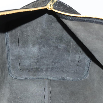 Louis Vuitton Keepall Bag Epi Leather, BLACK, LEATHER, Travel bag