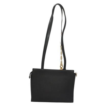 Versace Medusa Shoulder Bag Leather, BLACK, LEATHER, Shoulder bag