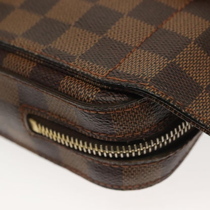 Louis Vuitton Geronimos Waist Bag Damier, BROWN, CANVAS, Shoulder bag
