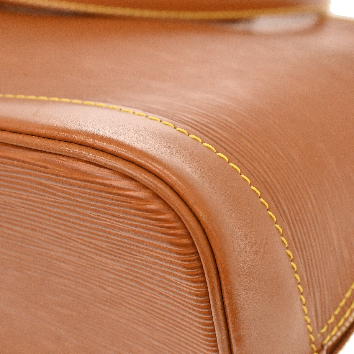 Louis Vuitton Vintage Alma Handbag Epi Leather, Brown, Leather, Handbag