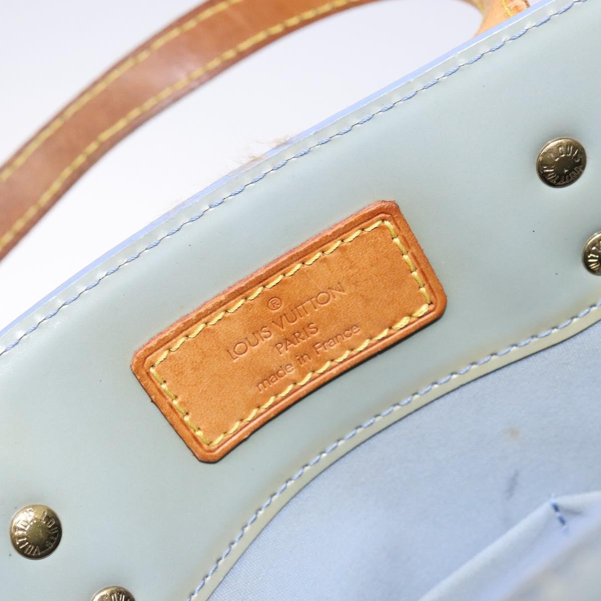 Louis Vuitton Reade Handbag Monogram Vernis, BLUE, PATENT_LEATHER, Handbag