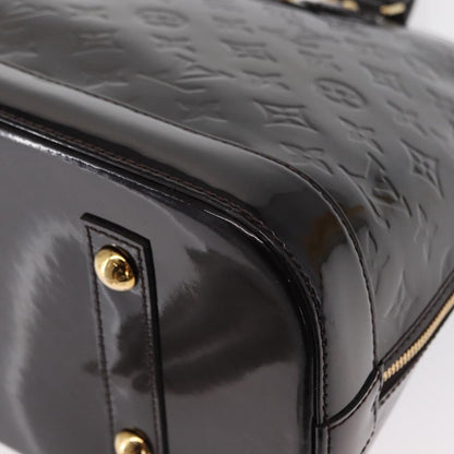 Louis Vuitton Alma Handbag Monogram Vernis, BURGUNDY, PATENT_LEATHER, Handbag