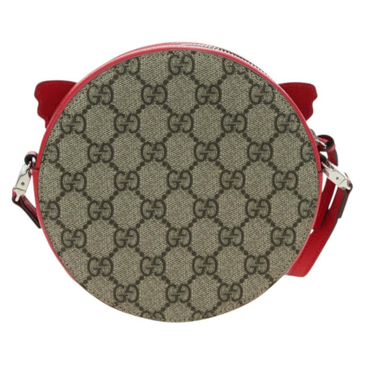 Gucci Kids GG Supreme Rainbow Butterfly shoulder bag GG canvas, Beige, PVC, Shoulder Bag