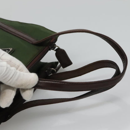 Prada Vintage Handbag Tessuto, KHAKI, NYLON, Handbag