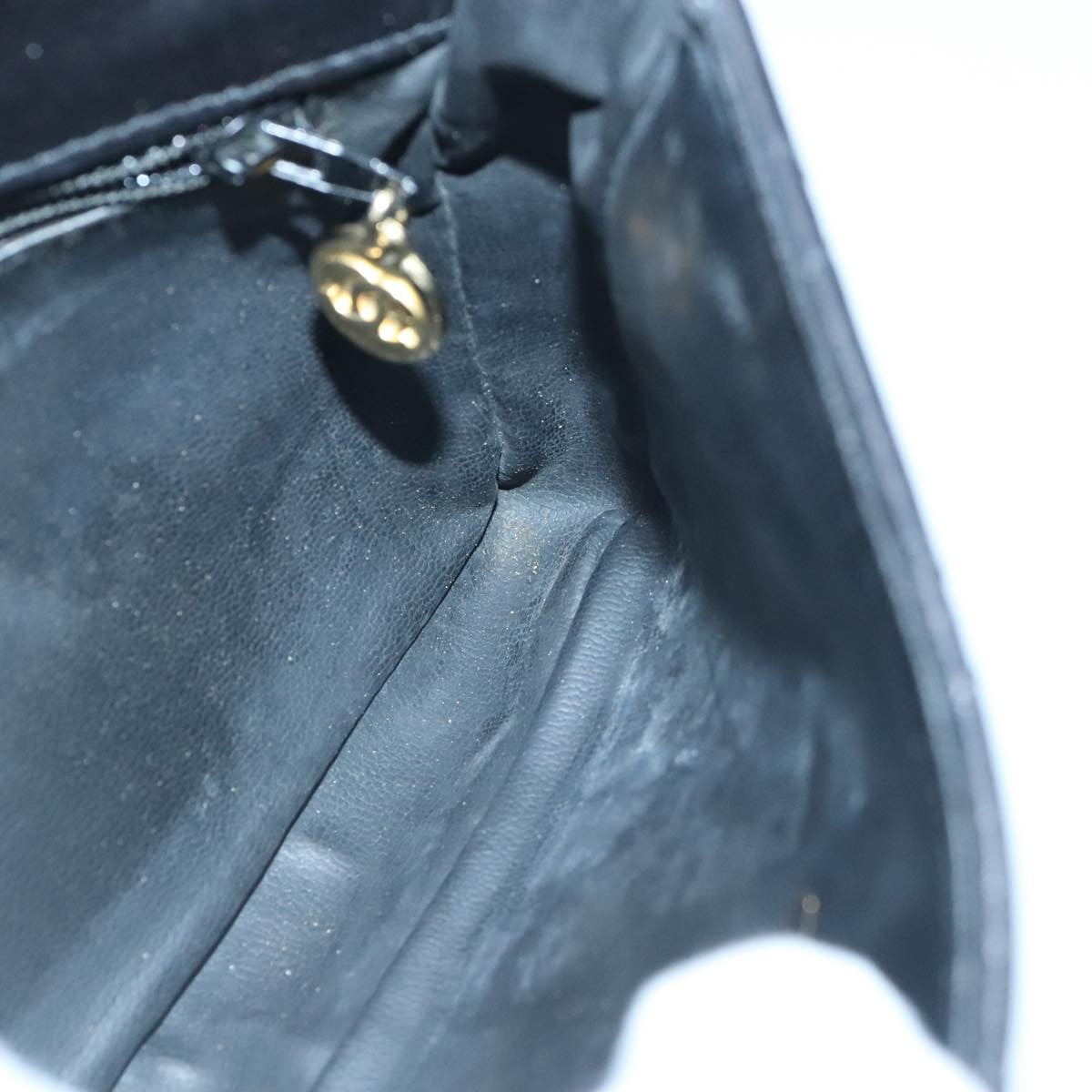 Chanel Vintage CC Flap Waist Bag Quilted Leather, BLACK, LEATHER, Clutche & pouche