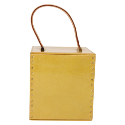 Louis Vuitton Bleecker Box Bag Monogram Vernis, BEIGE, PATENT_LEATHER, Clutche & pouche