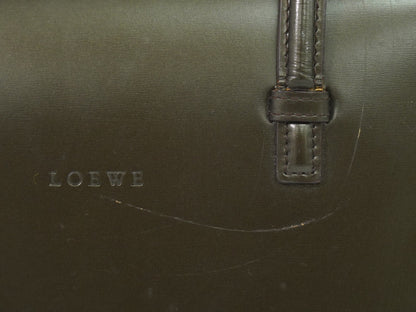 Loewe Postal Bag Leather, BROWN, LEATHER, Crossbody bag