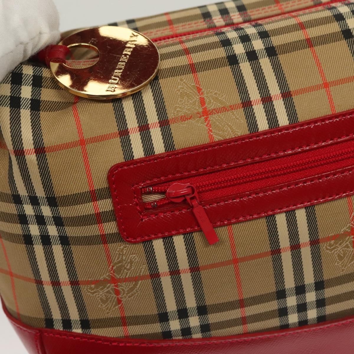 Burberry Nova Check Handbag Nova Check Canvas and leather, BEIGE, CANVAS, Handbag