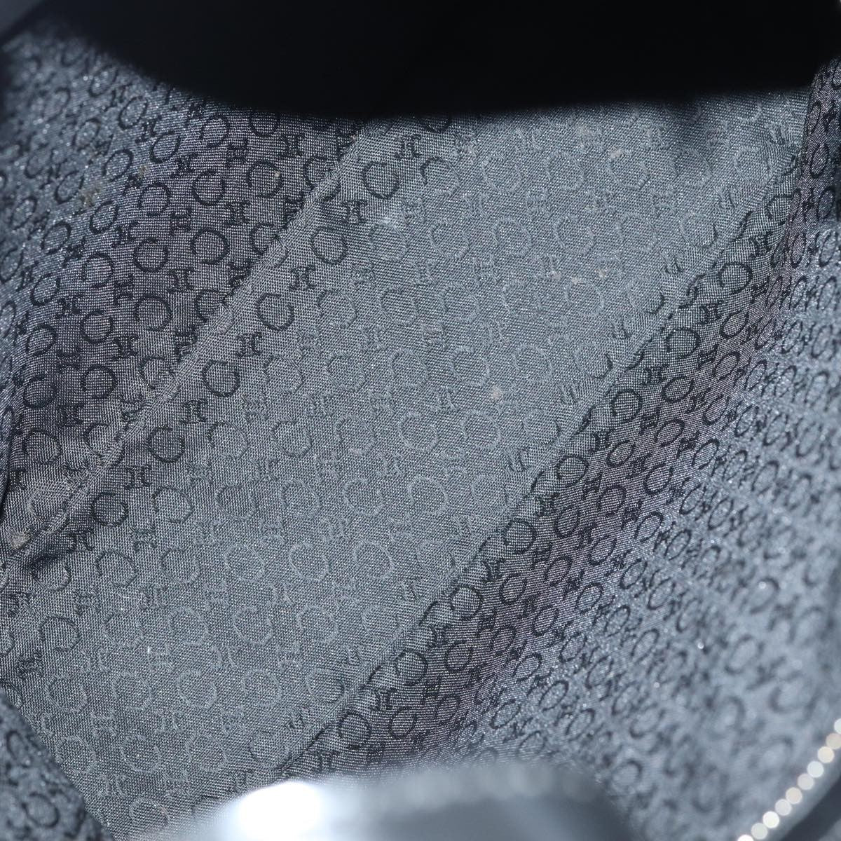 Celine Vintage Macadam Shopper Tote Venyl, BLACK, CANVAS, Tote bag