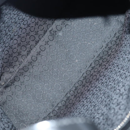 Celine Vintage Macadam Shopper Tote Venyl, BLACK, CANVAS, Tote bag