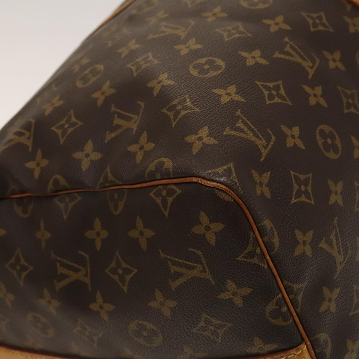 Louis Vuitton Keepall Bag Monogram Canvas, BROWN, CANVAS, Travel bag