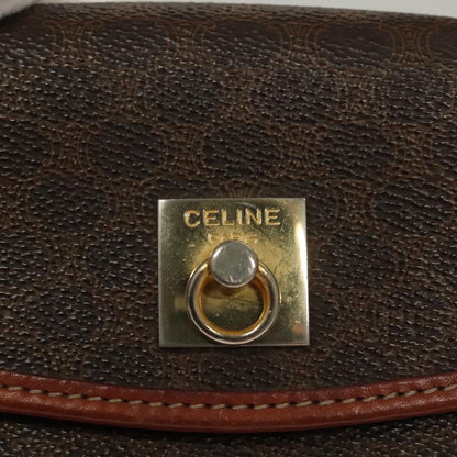 Celine Triomphe vintage handbag Macadam canvas, BROWN, CANVAS, Handbag