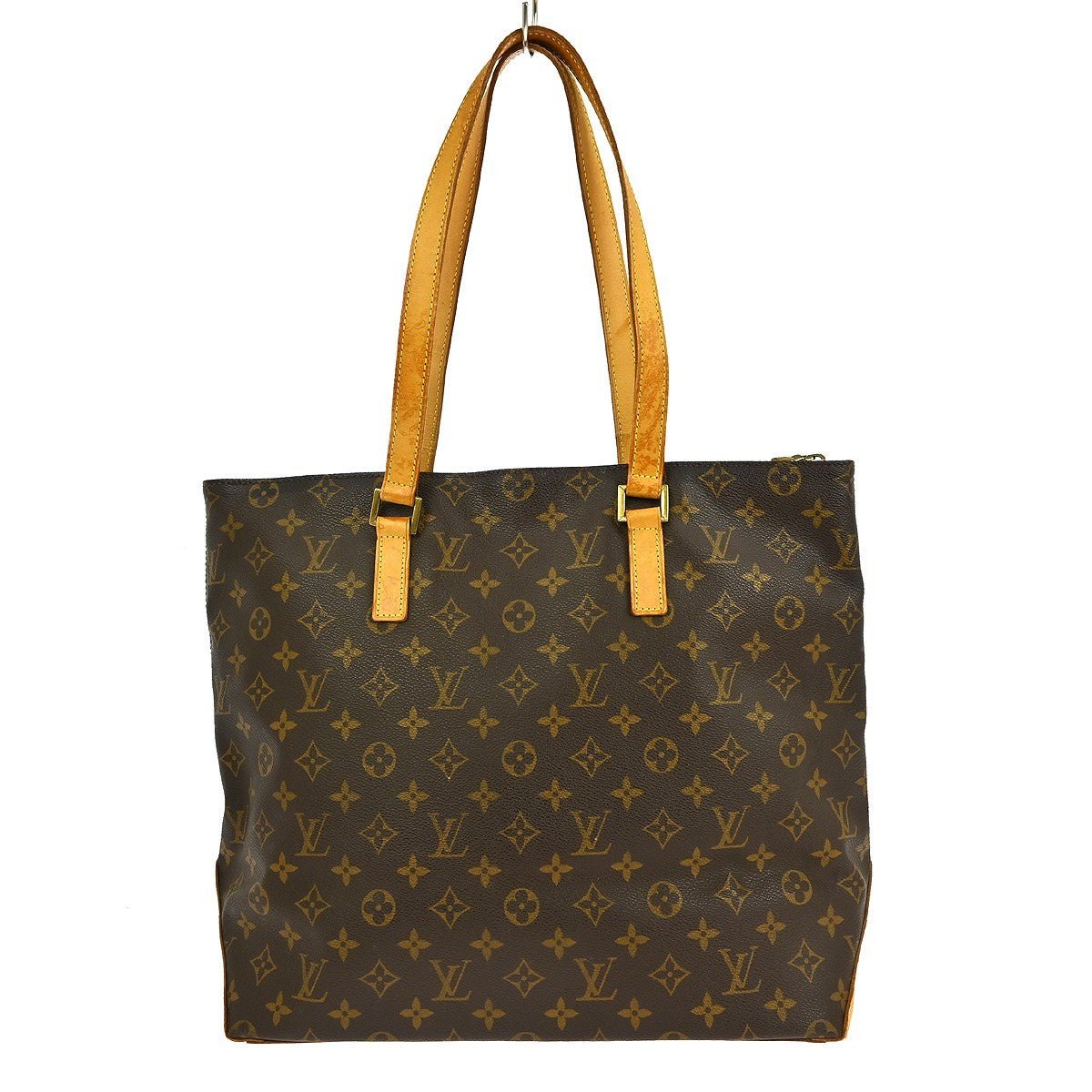 Louis Vuitton Cabas Mezzo Monogram Canvas, BROWN, CANVAS, Tote bag
