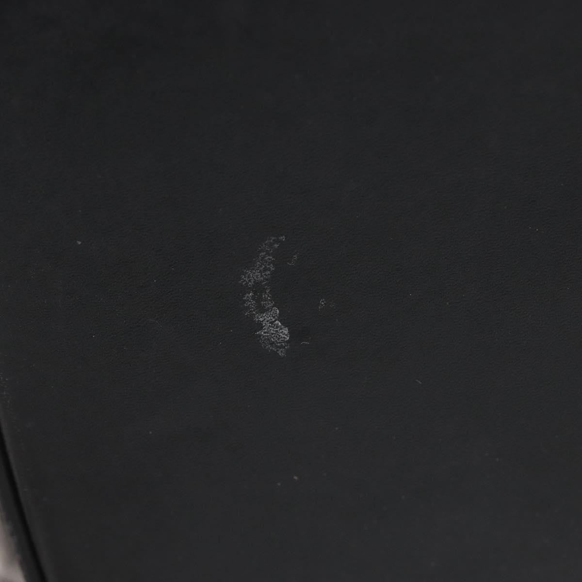 Chanel Vanity pouch Leather, BLACK, LEATHER, Toiletry Case