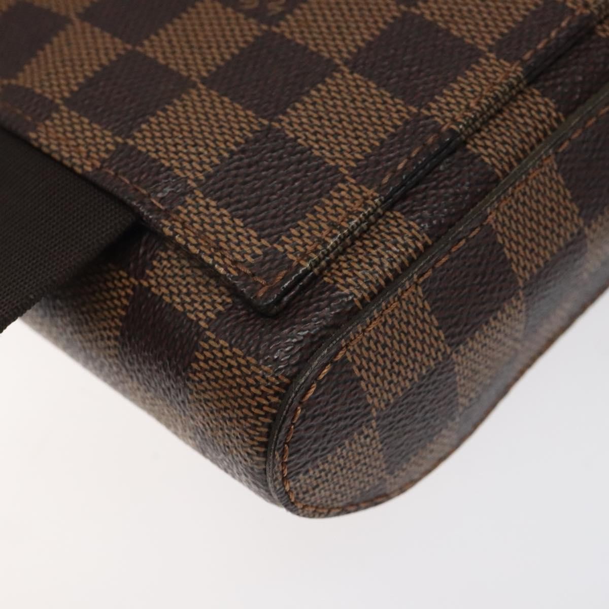Louis Vuitton Geronimos Waist Bag Damier, BROWN, CANVAS, Shoulder bag