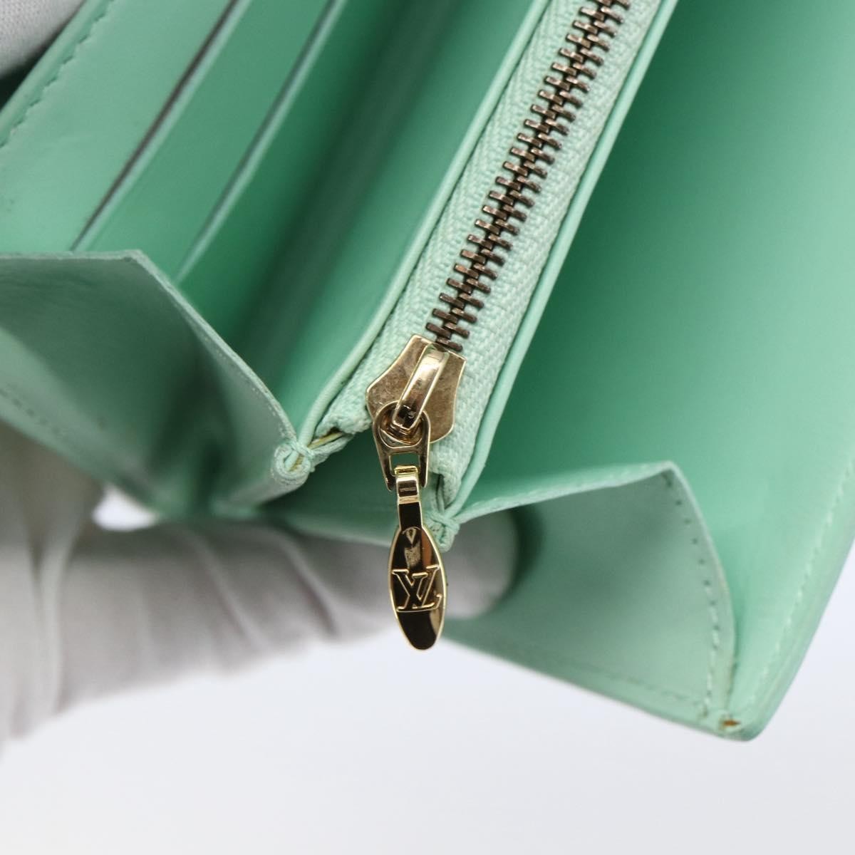 Louis Vuitton Vintage Sarah Wallet Patent leather, GREEN, PATENT_LEATHER, Wallets