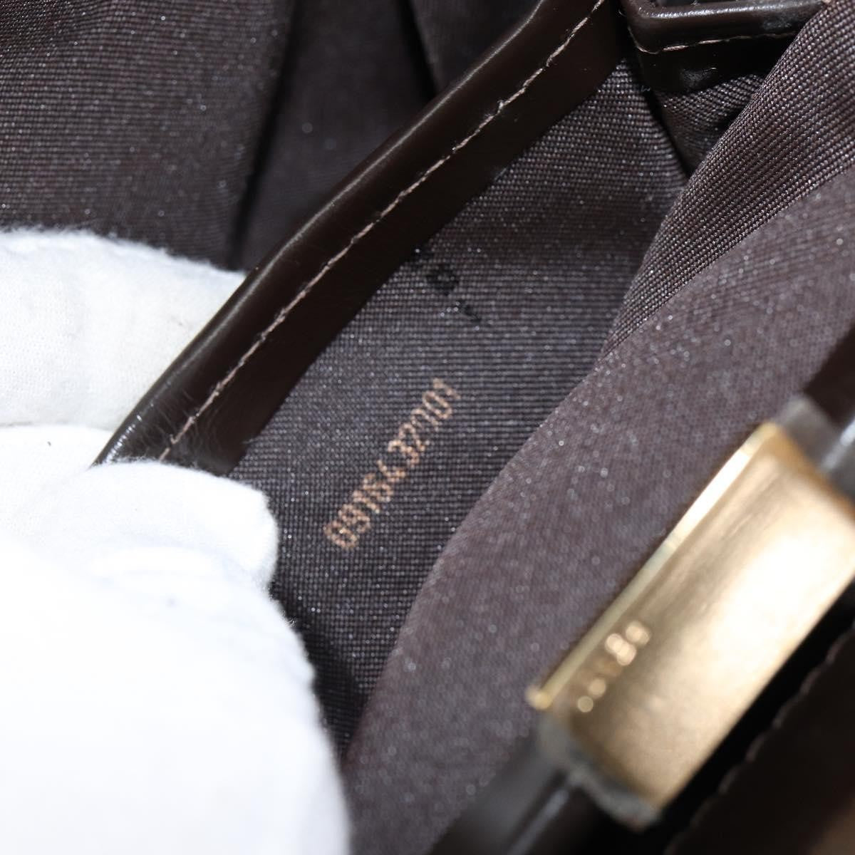 Fendi Vintage Top Handle Bag Leather, BROWN, LEATHER, Handbag