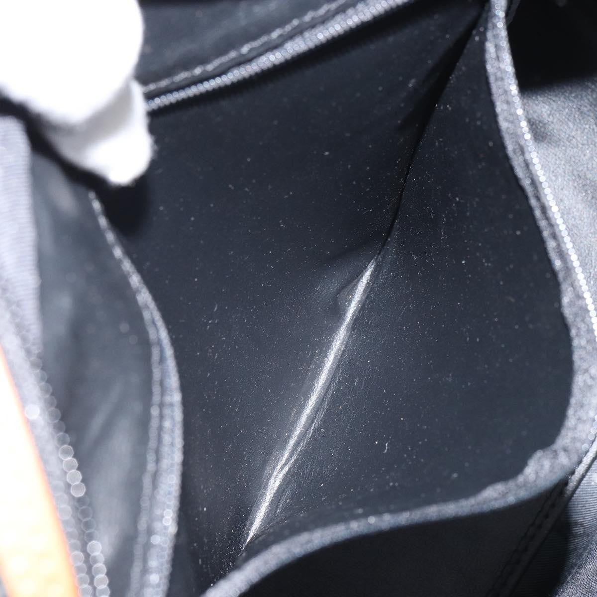 Saint Laurent Vintage Boston PVC Leather, BLACK, PVC, Handbag