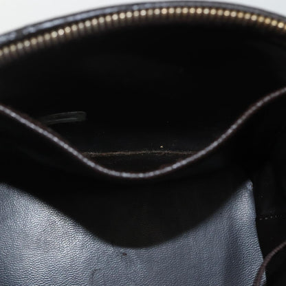 Chanel Vintage Timeless Vanity Case Caviar, BROWN, LEATHER, Handbag
