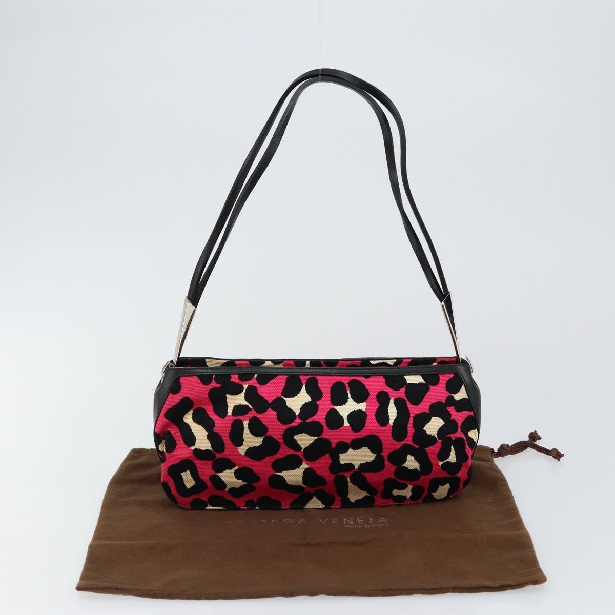 Bottega Veneta Vintage Shoulder Bag Canvas, PINK, CANVAS, Shoulder bag