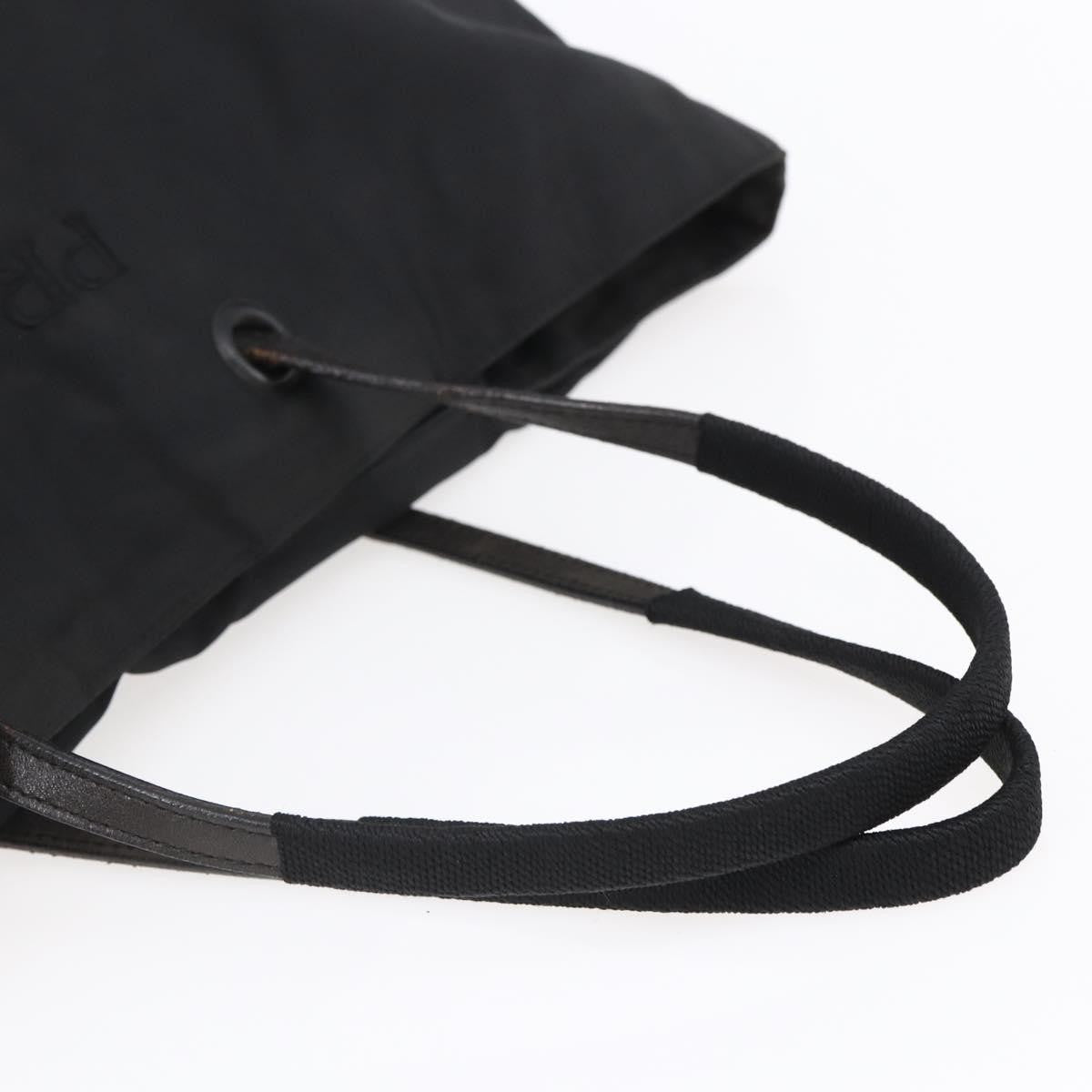 Prada Vintage Tote Nylon, BLACK, NYLON, Tote bag
