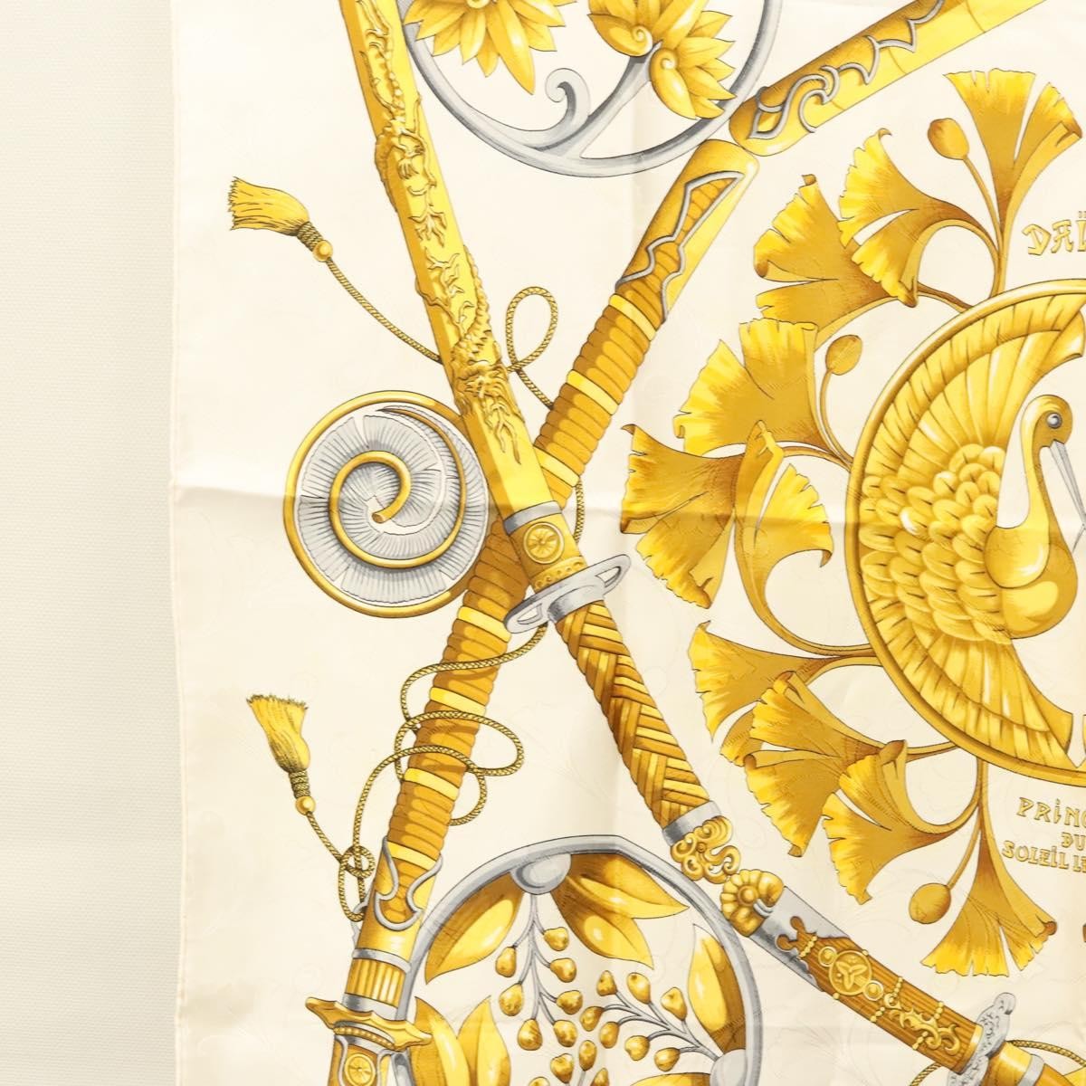 Hermes Carré 90 Silk multicolor, WHITE, SILK, Scarve & shawl