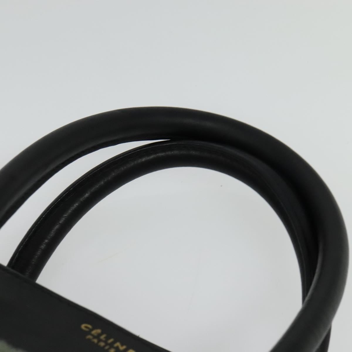 Celine Bicolor Luggage Bag Nubuck, GREEN, LEATHER, Handbag