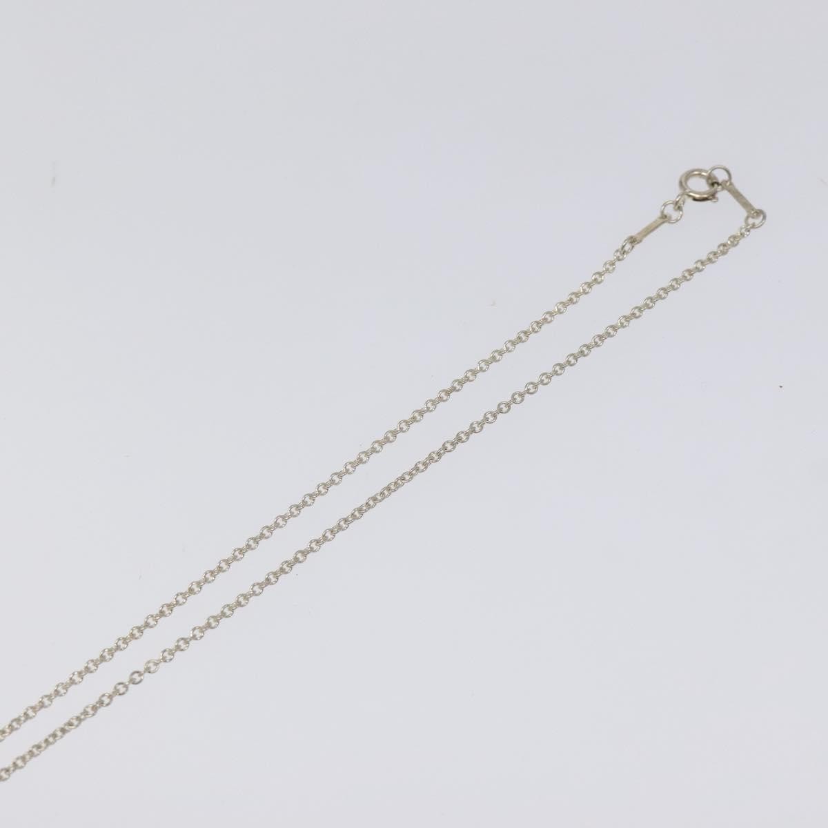 Tiffany & Co. Elsa Peretti Open Heart Pendant Necklace Sterling Silver, SILVER, SILVER, Necklace
