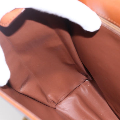 Celine Handbag Leather, BROWN, LEATHER, Handbag