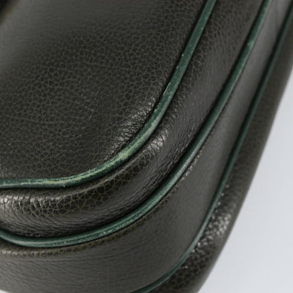 Bally Vintage Handbag Leather, KHAKI, LEATHER, Handbag