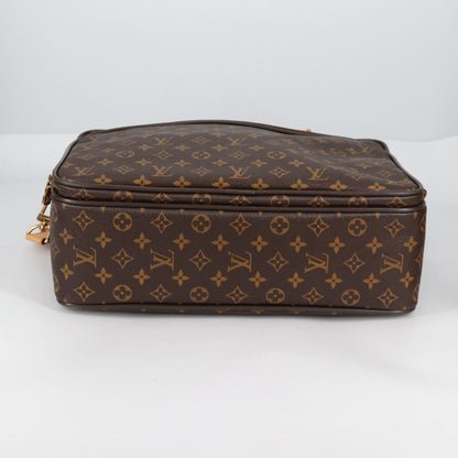 Louis Vuitton Icare Laptop Bag Monogram Canvas, BROWN, CANVAS, Briefcase