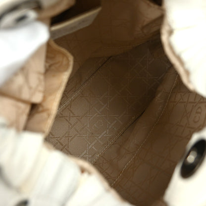 Christian Dior Malice handbag Leather, WHITE, LEATHER, Handbag