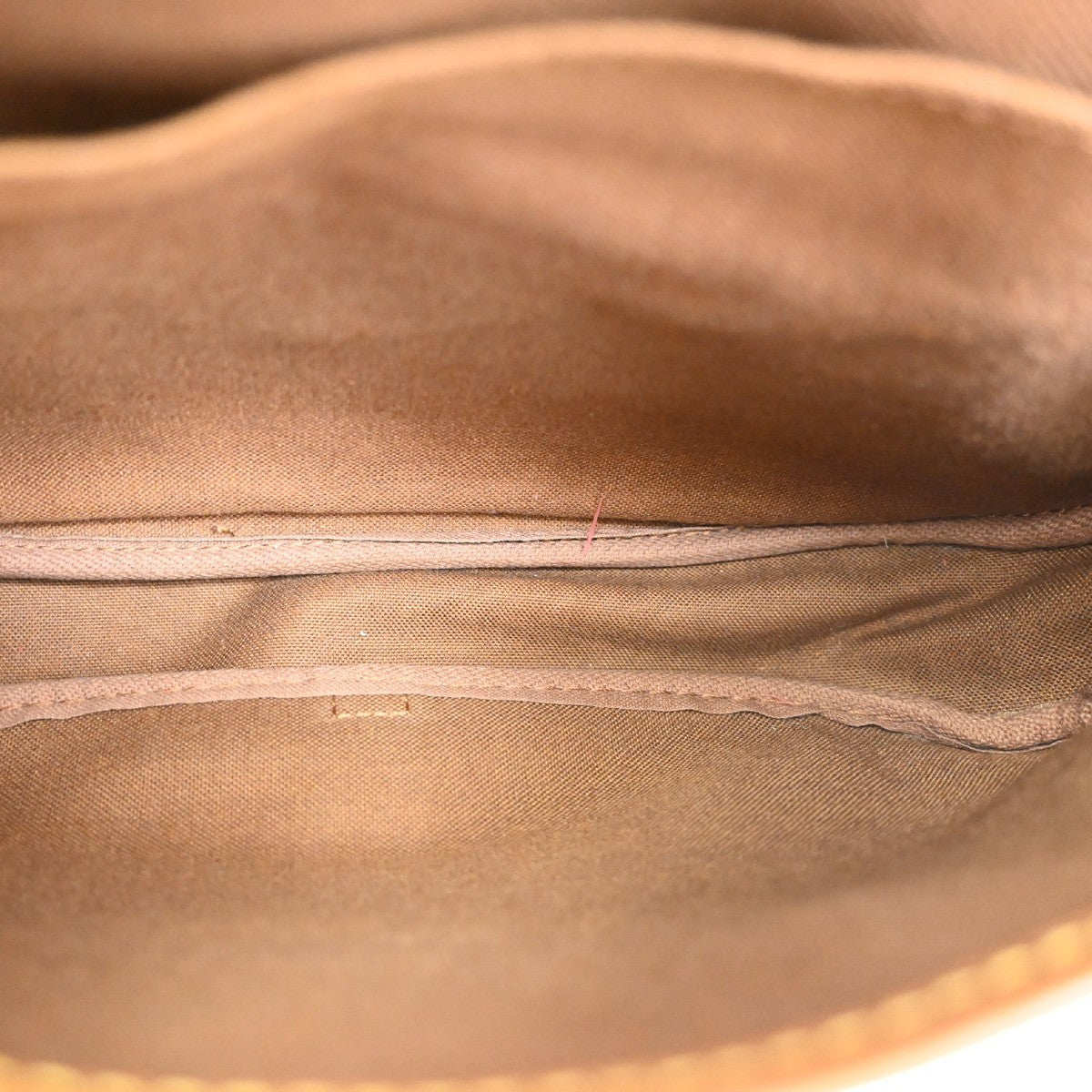 Louis Vuitton Saumur Handbag Monogram Canvas, BROWN, CANVAS, Shoulder bag