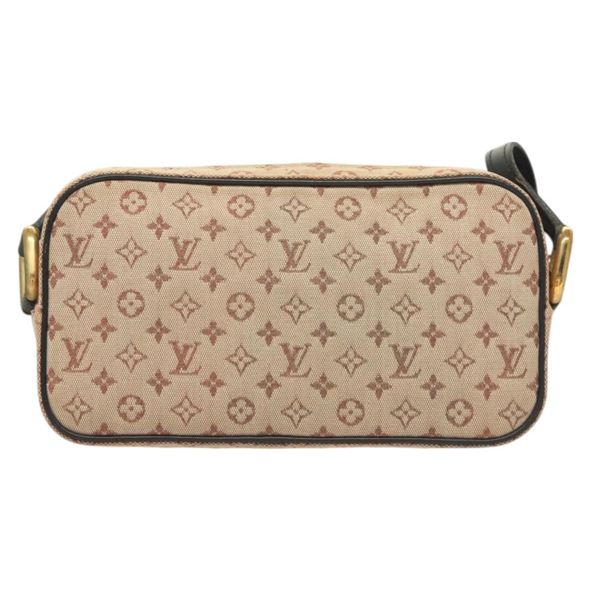 Louis Vuitton Juliette Crossbody Bag Mini Lin, BLUE, CANVAS, Shoulder bag