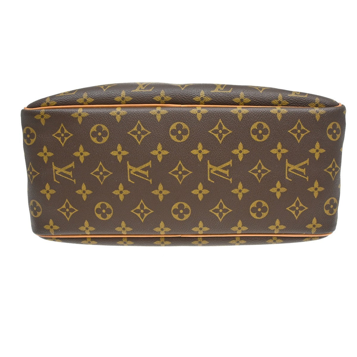 Louis Vuitton Deauville Handbag Monogram Canvas, Brown, Canvas, Handbag