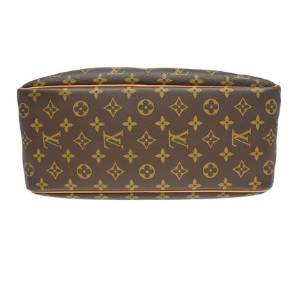 Louis Vuitton Deauville Handbag Monogram Canvas, Brown, Canvas, Handbag