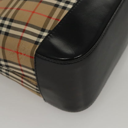 Burberry Nova Check Handbag Nova Check Canvas and leather, BEIGE, CANVAS, Handbag