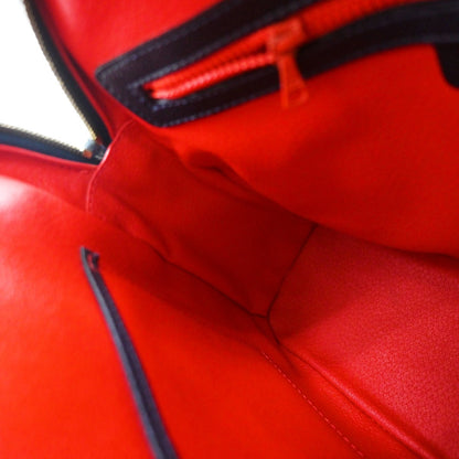 Celine Handbag Leather, NAVY, LEATHER, Handbag