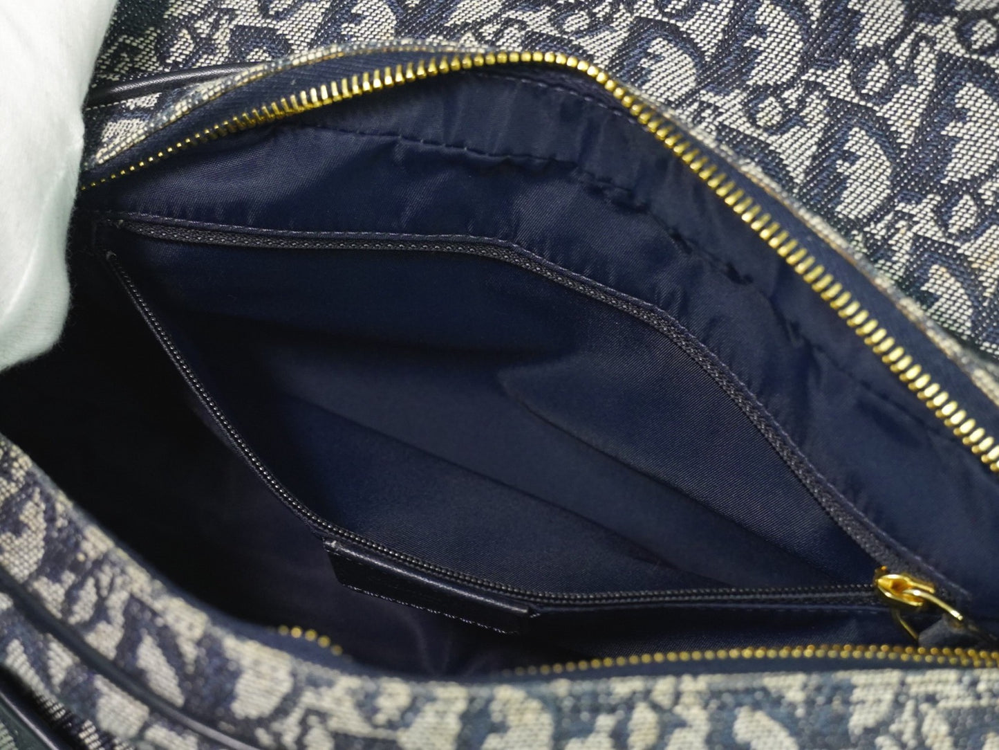 Christian Dior Trotter shoulder bag Canvas, GRAY, CANVAS, Shoulder bag